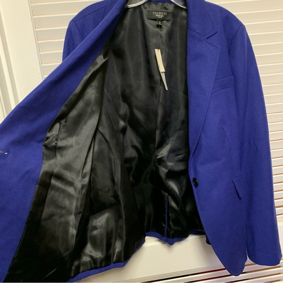Talbots royal blue blazer 12W NWT - Picture 4 of 6